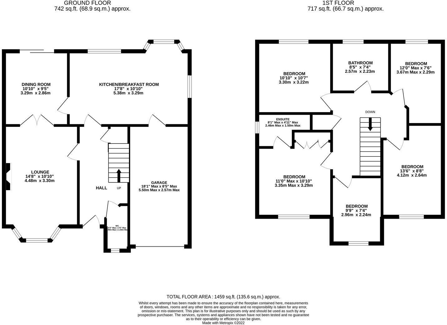Pomphrey Hill, Mangotsfield, Bristol, Gloucestershire, BS16 floorplan