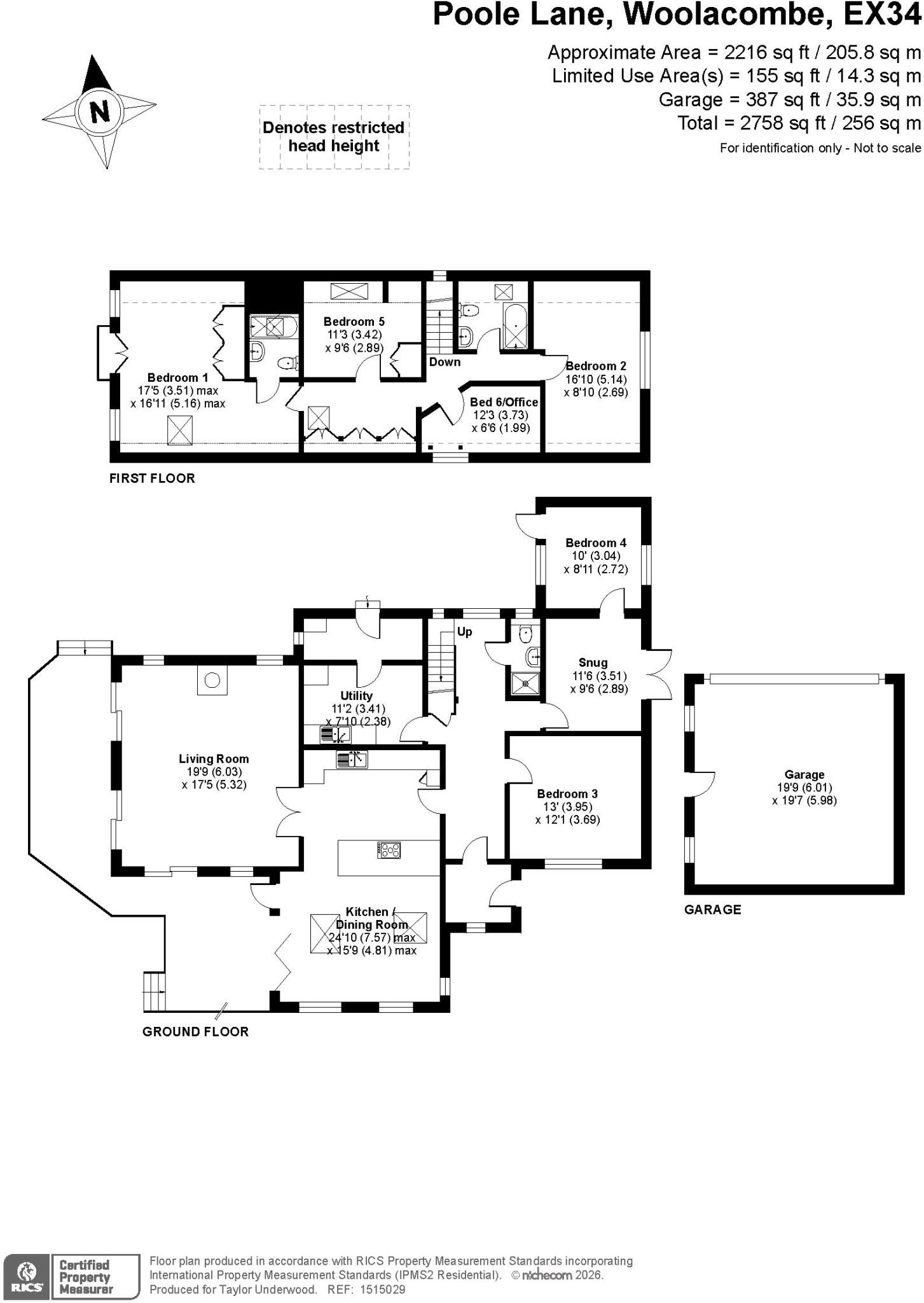 Woolacombe floorplan