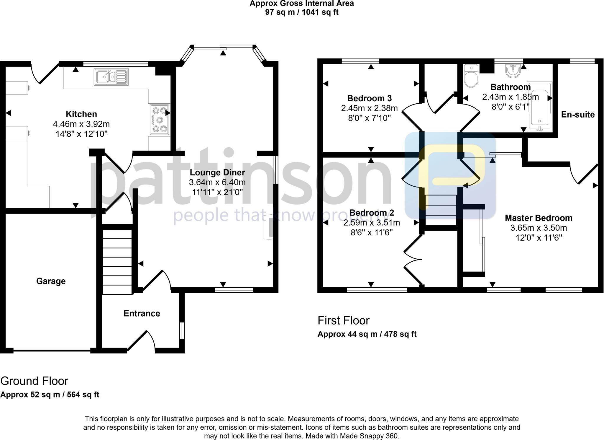 West Pastures, Ashington, Northumberland, NE63 8LB floorplan
