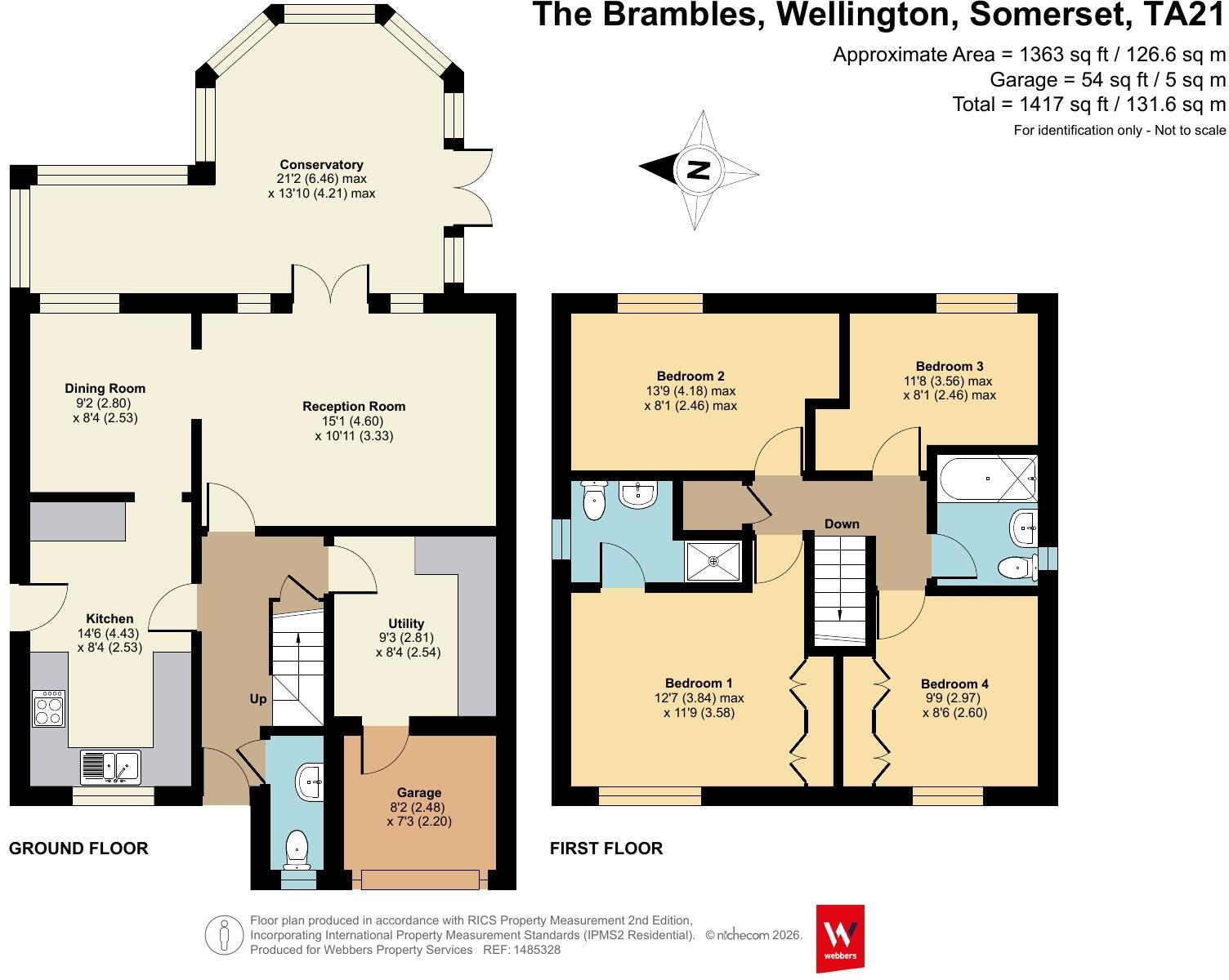 The Brambles, Wellington, Somerset, TA21 floorplan