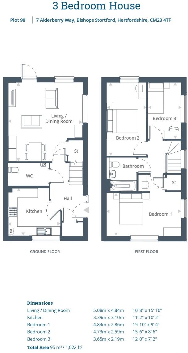 Maltings Place @ St James Park, Alderberry Way, Bishops Stortford floorplan