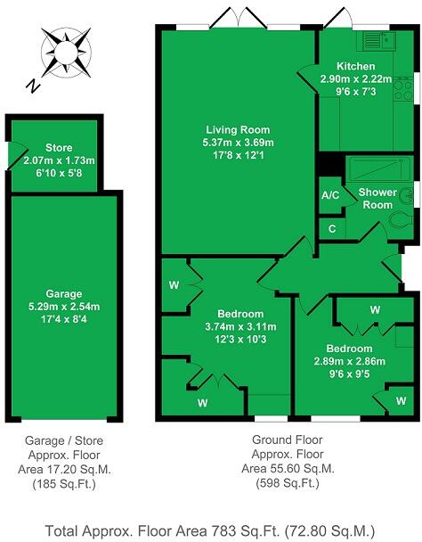Dene Rise, Witney, Oxfordshire, OX28 floorplan