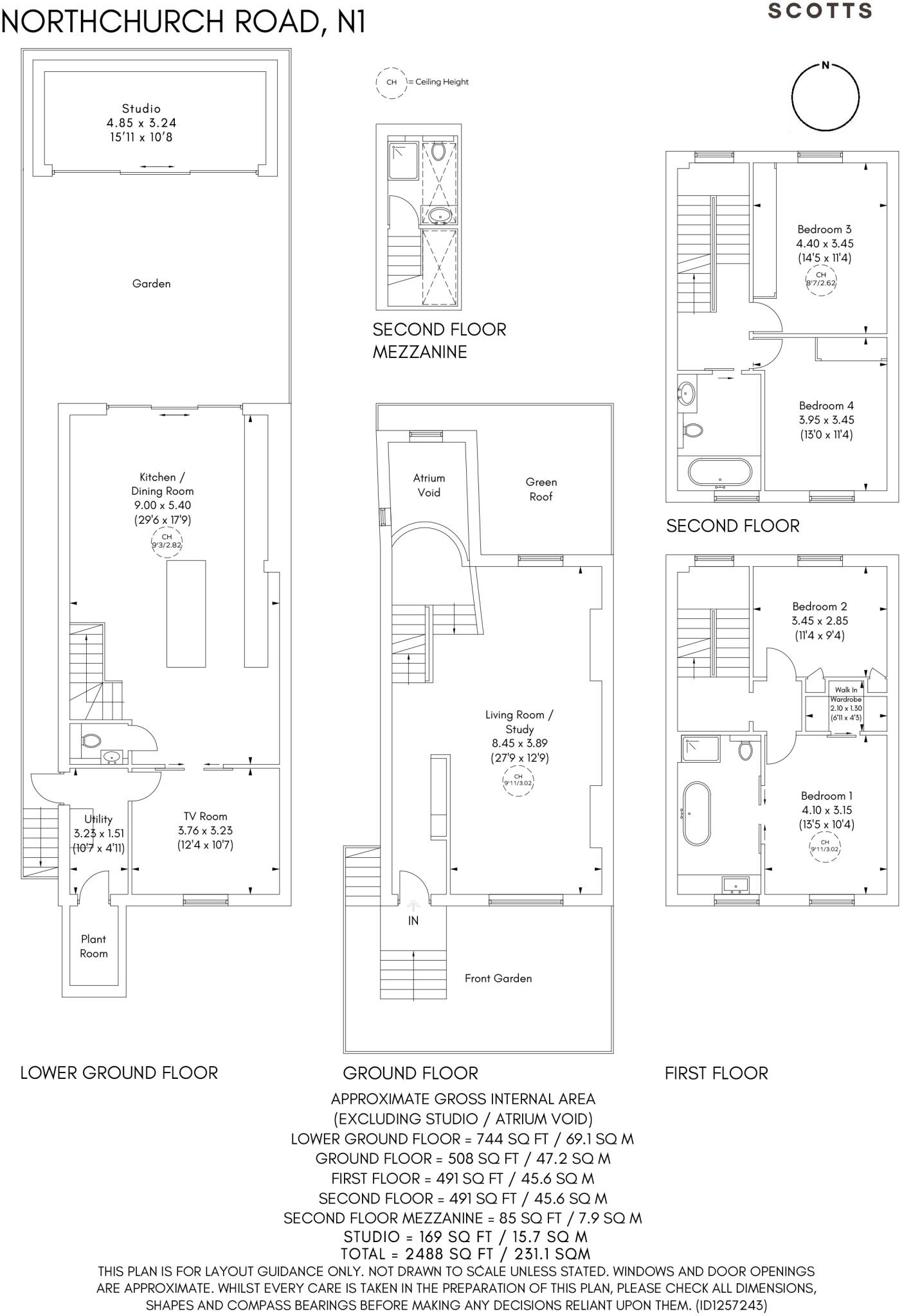 108, Northchurch Road, De Beauvoir, Islington, London, N1 floorplan