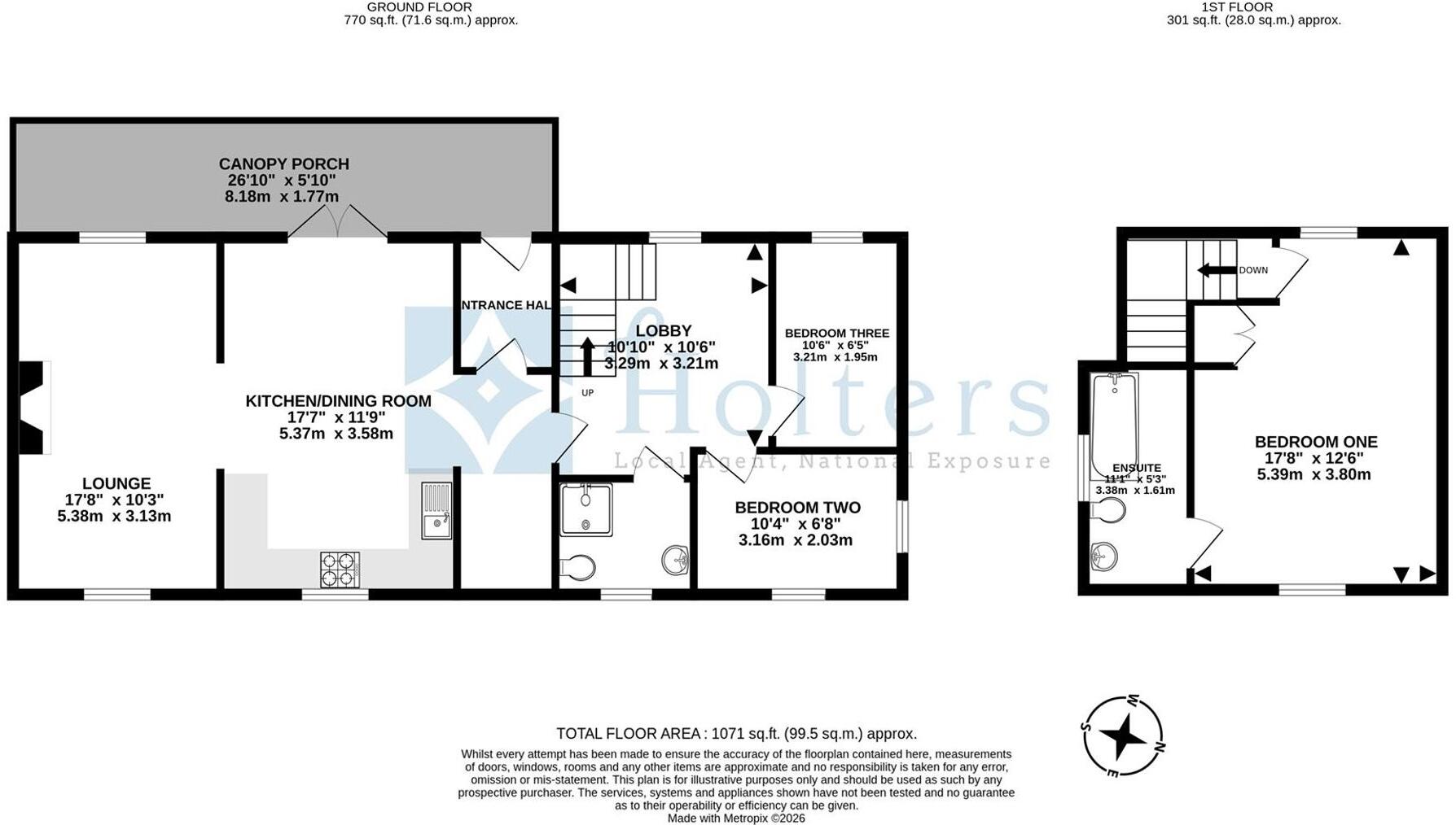 Pant-Y-Dwr, Clun Cwrt, LD6 floorplan