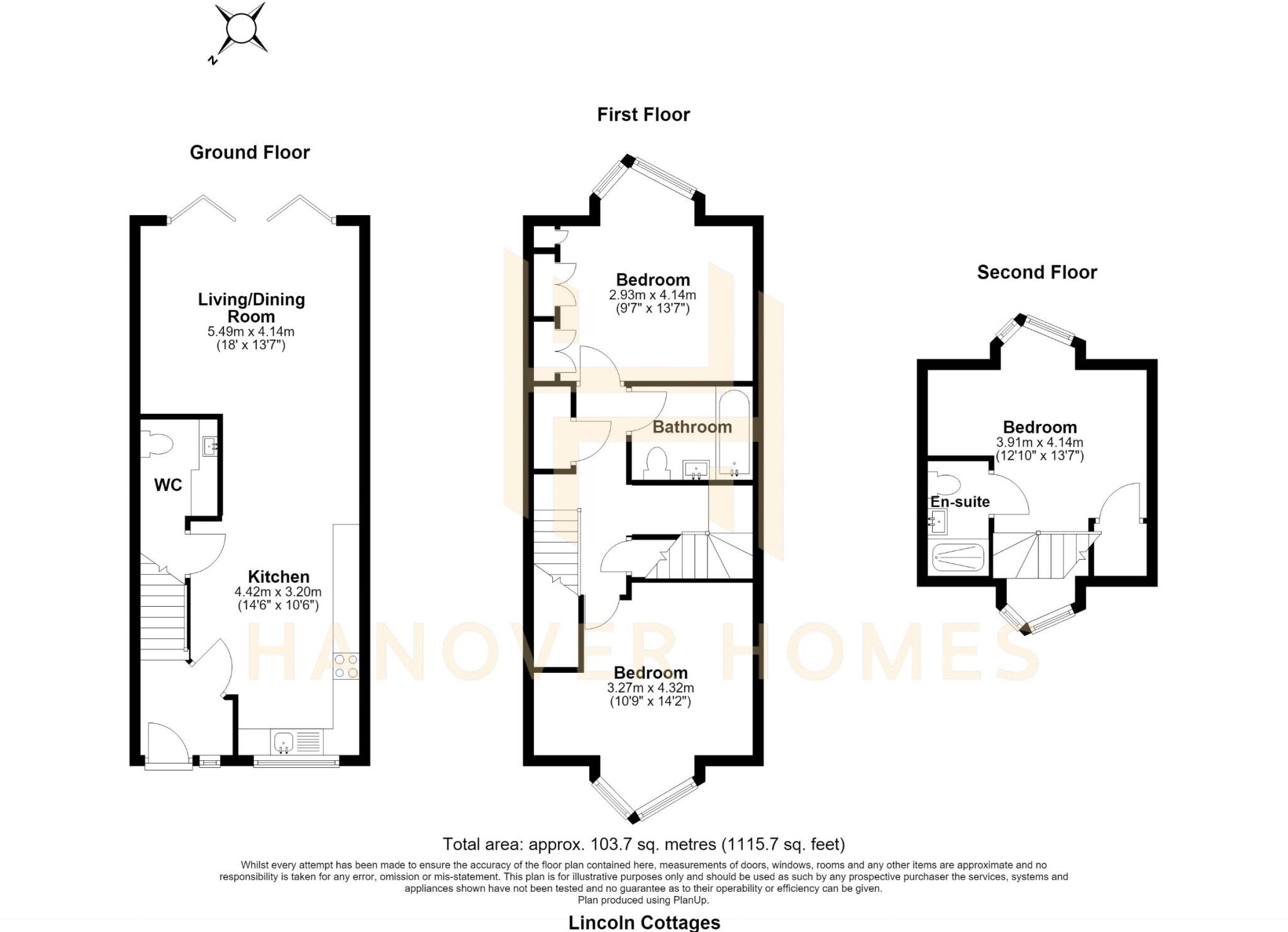 Lincoln Cottages floorplan