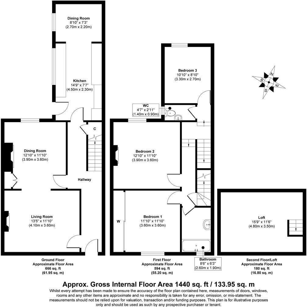 Albany Road, Woodhall Spa floorplan