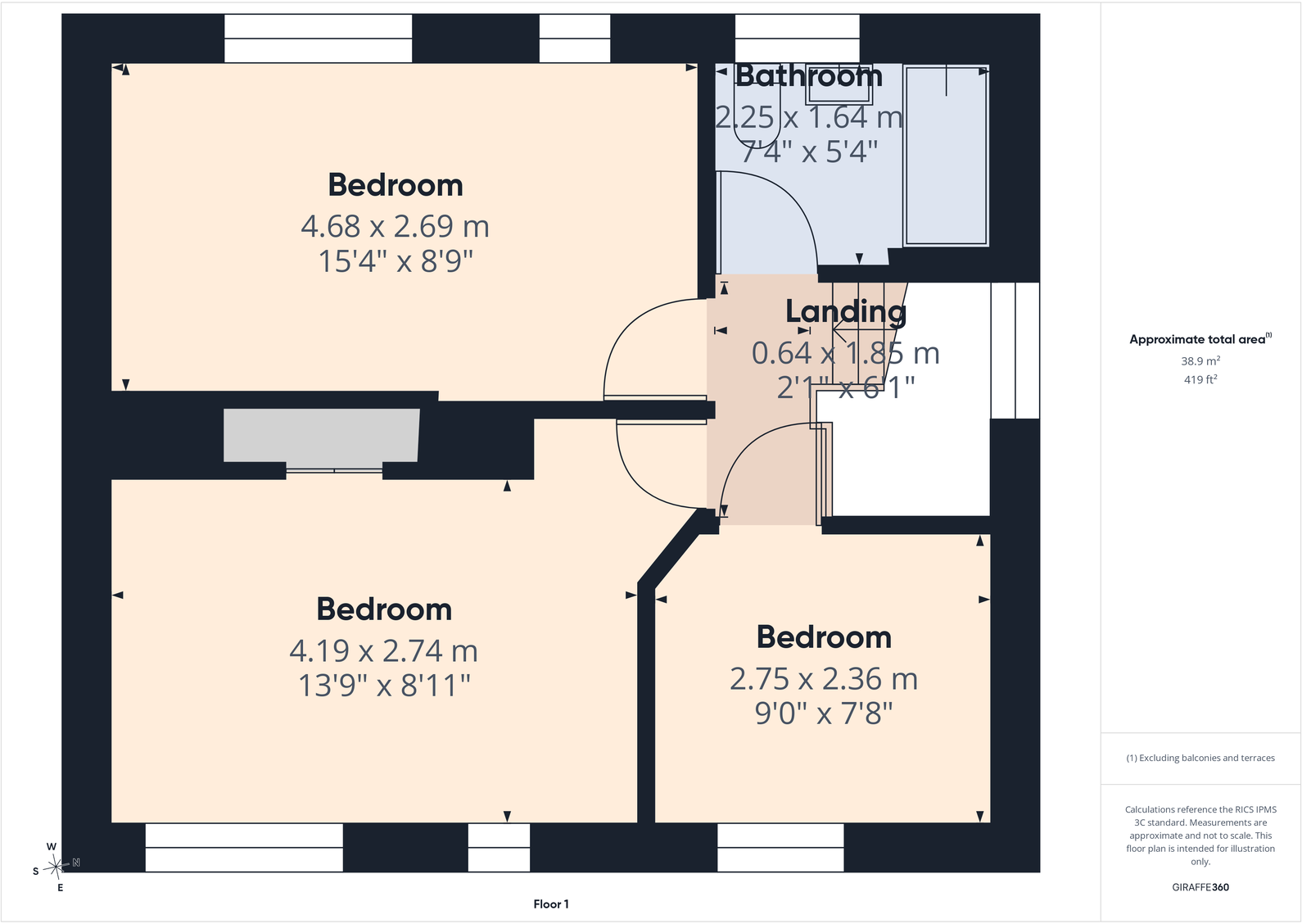 Overclose, Paignton floorplan