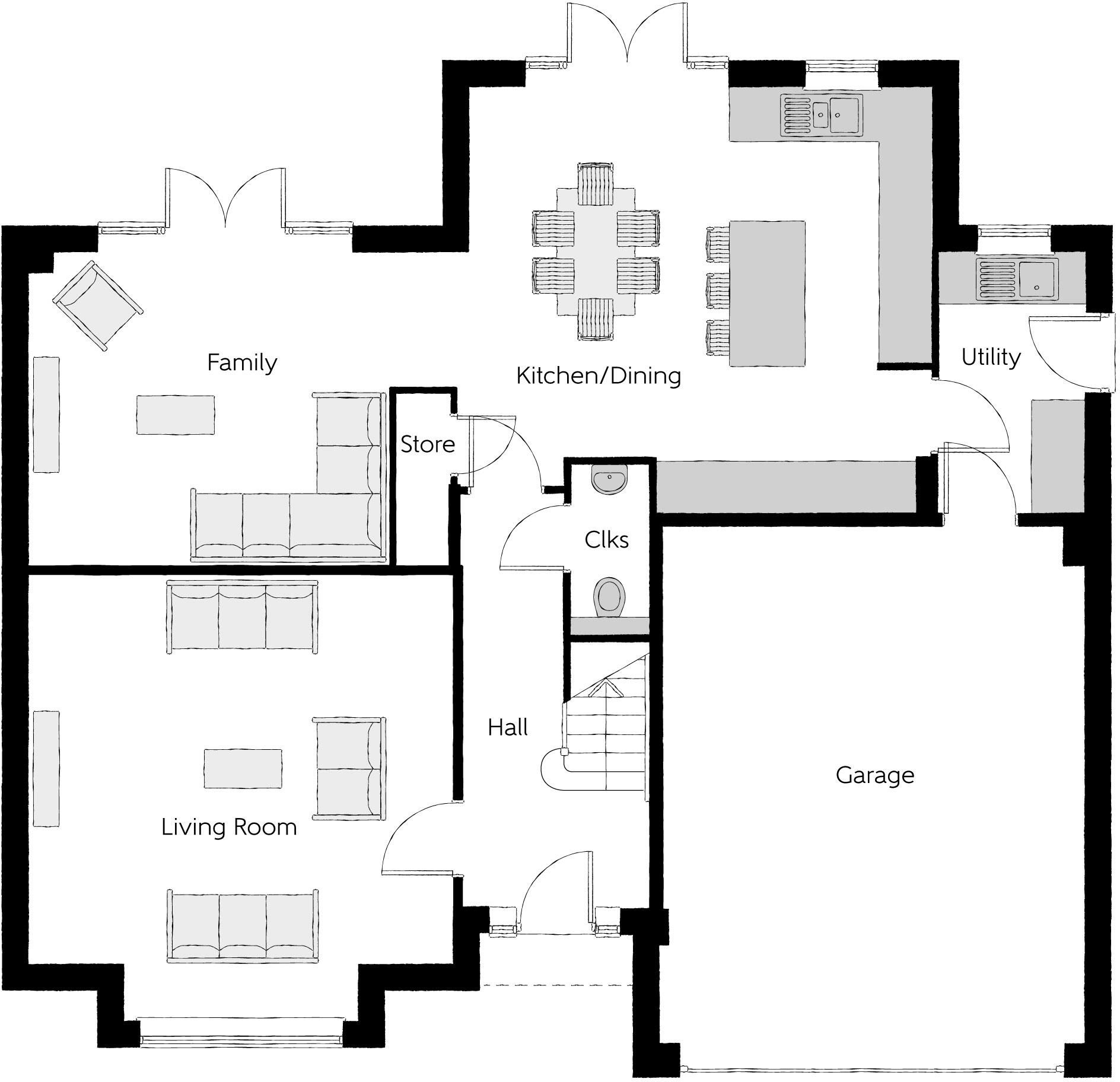 Longframlington,
NE65 8DR floorplan