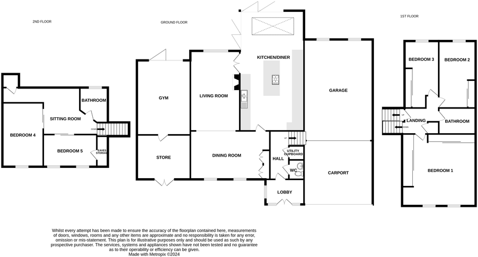 Seldon Road, Tiptree, Colchester, CO5 floorplan