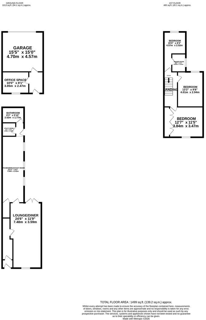 Harborough Road, Rushden floorplan