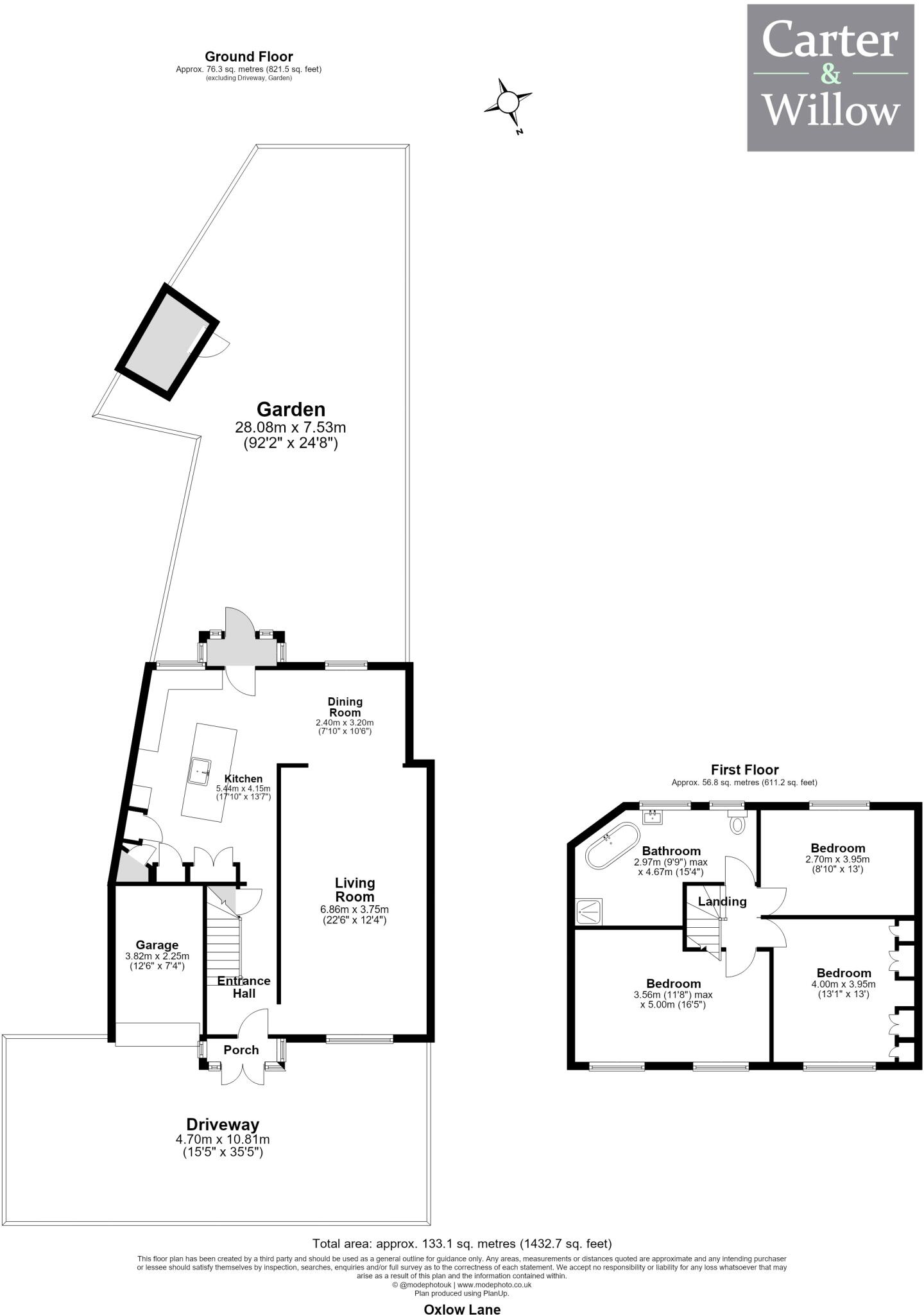 Oxlow Lane, Dagenham, floorplan