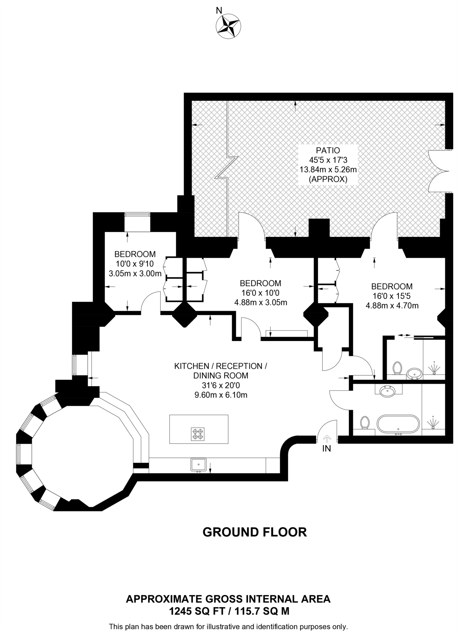 Holden Road, Woodside Park, LONDON, N12 floorplan