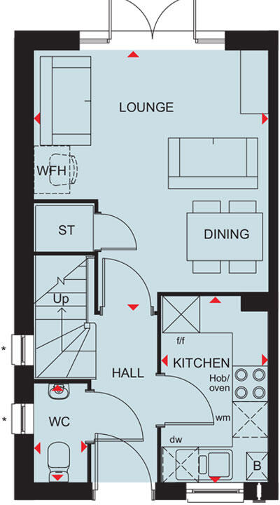 Rempstone Road,
East Leake,
LE12 6PW floorplan
