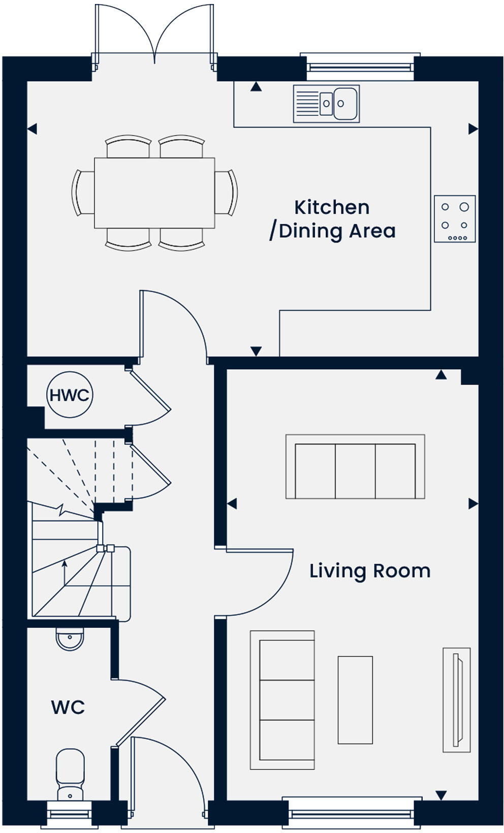 Linacre Road,
Chesterfield , 
Derbyshire, 
S40 4UX floorplan