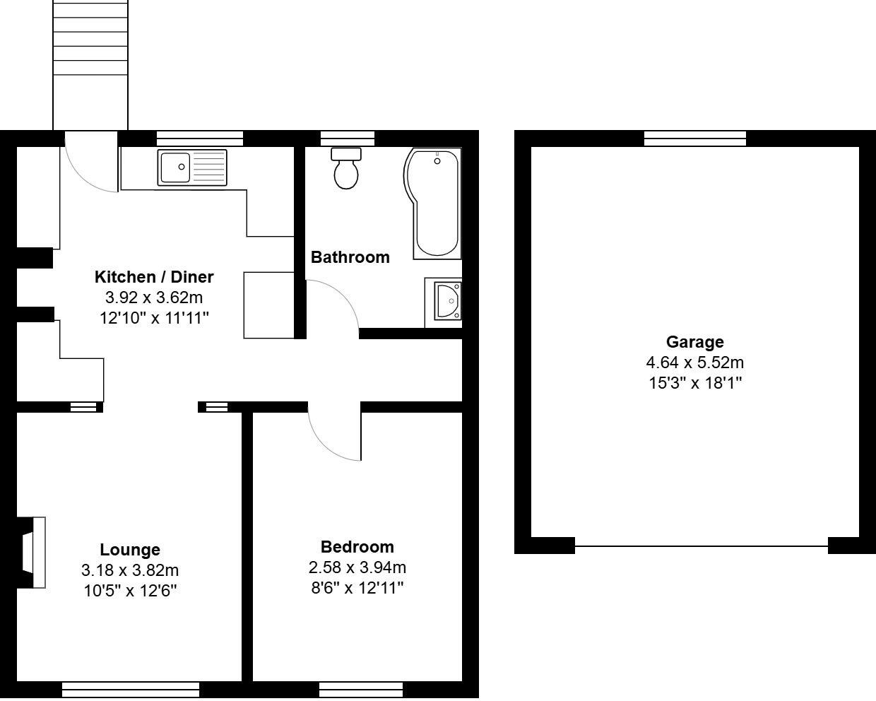 Top Flat,  Filton Avenue, Horfield, Bristol floorplan