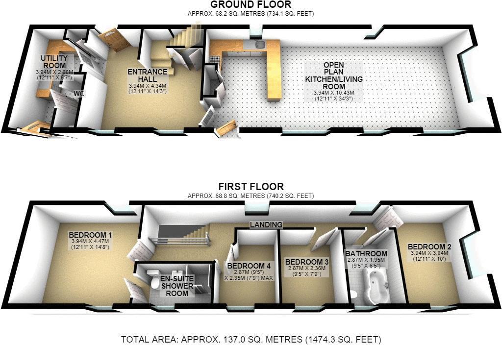 Llantilio Crossenny, Abergavenny floorplan
