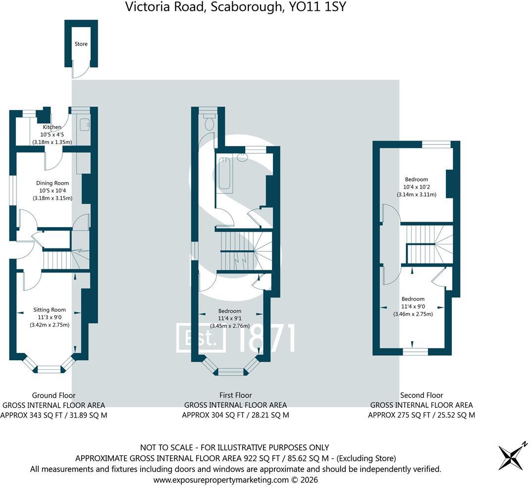 141 Victoria Road, Scarborough floorplan