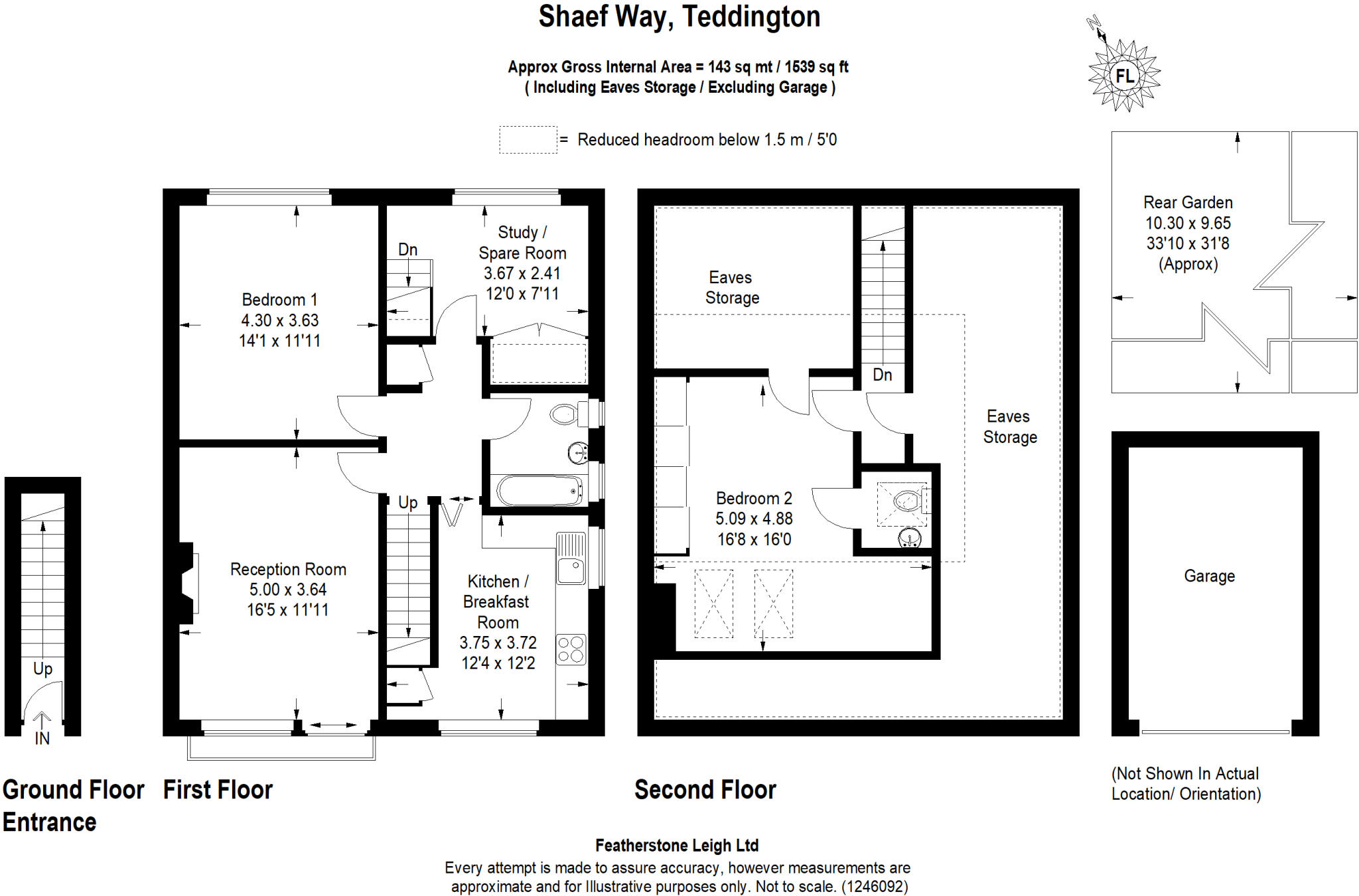 Shaef Way, Teddington, Middlesex, TW11 floorplan