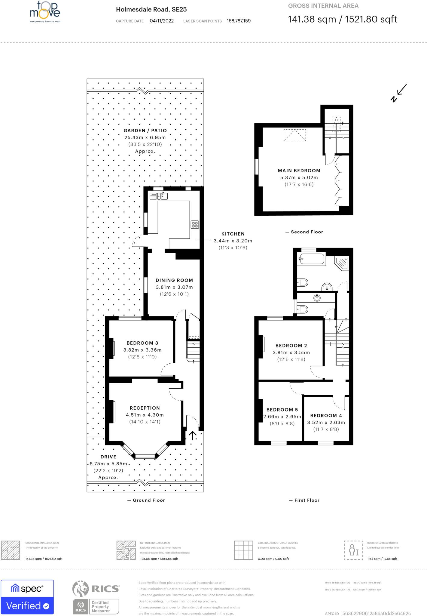 Holmesdale Road, London, SE25 floorplan