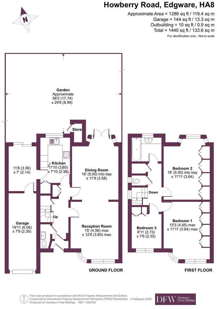 Howberry Road, Edgware, HA8 floorplan