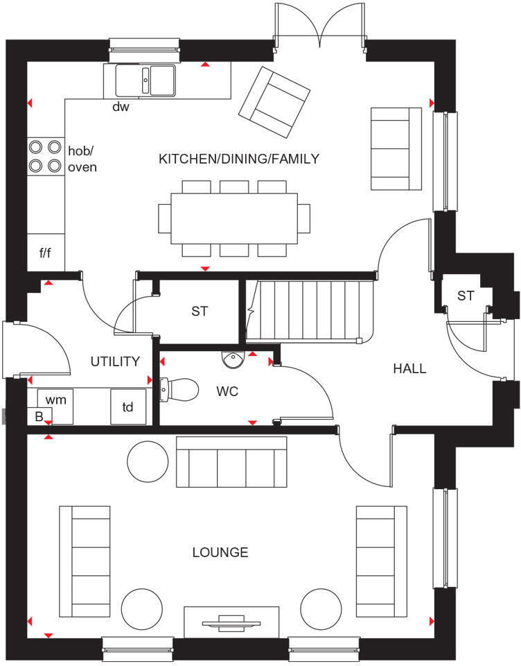Craigs Road, 
Edinburgh, 
EH12 0BB floorplan