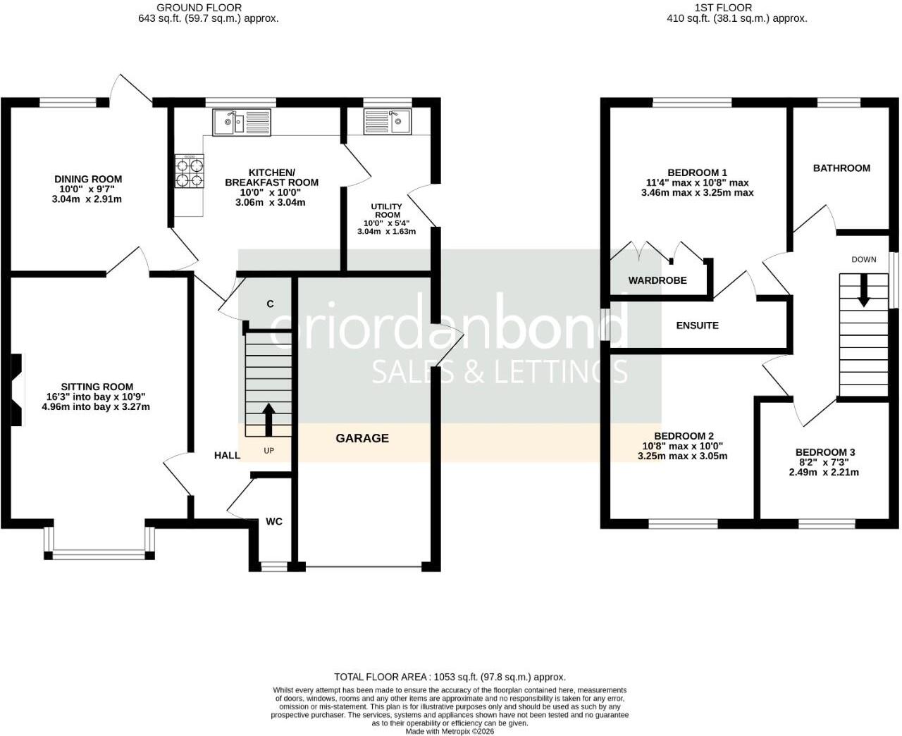 Tarragon Way, East Hunsbury, Northampton NN4 floorplan