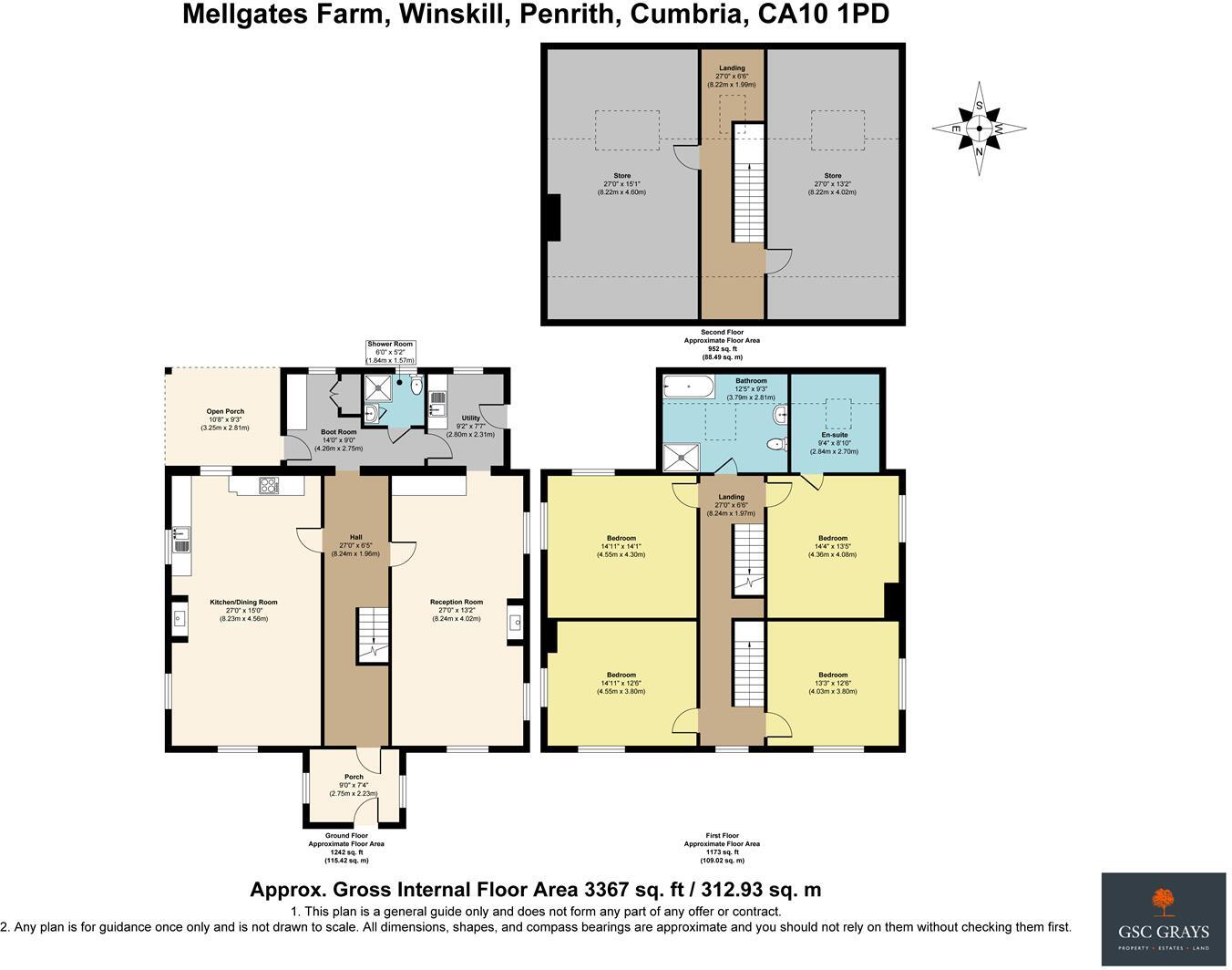 Mellgates Farm, Winskill, Penrith, CA10 1PD floorplan