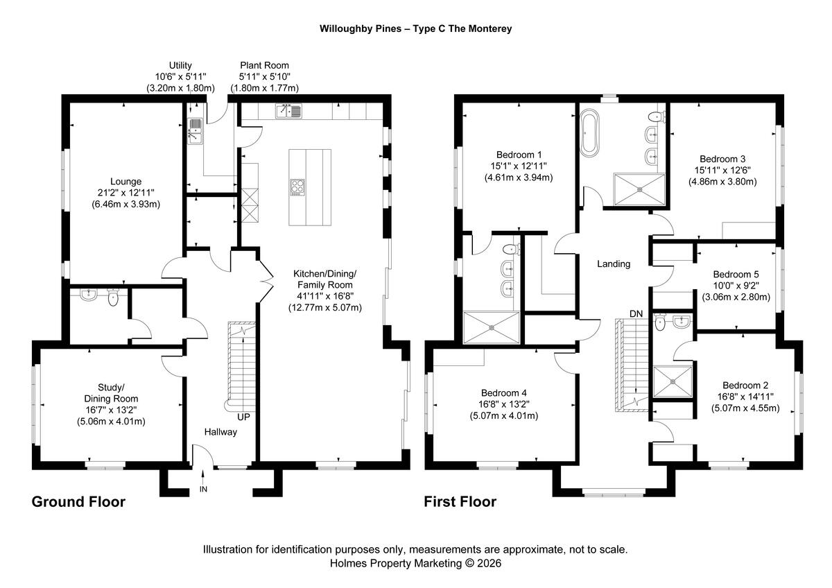 The Monterey, Willoughby Pines, Mansfield, NG18 floorplan