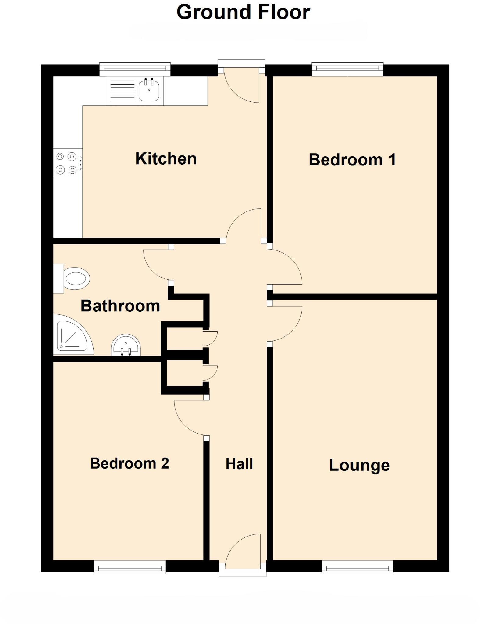 Chapelfields Gardens, Narberth floorplan