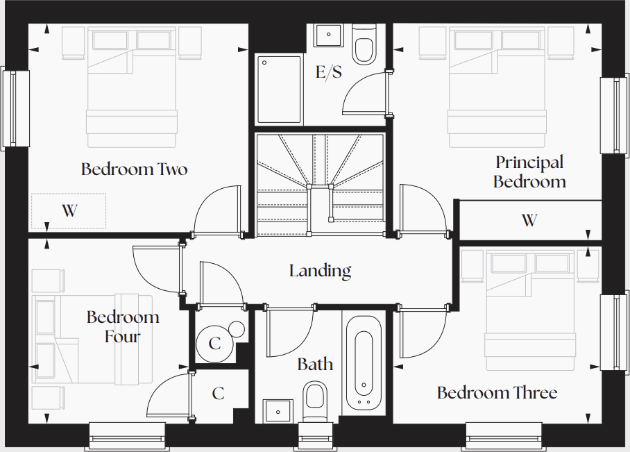 Higham Ferrers,
A5001/A6 junction,
Northamptonshire,
NN10 8GD floorplan