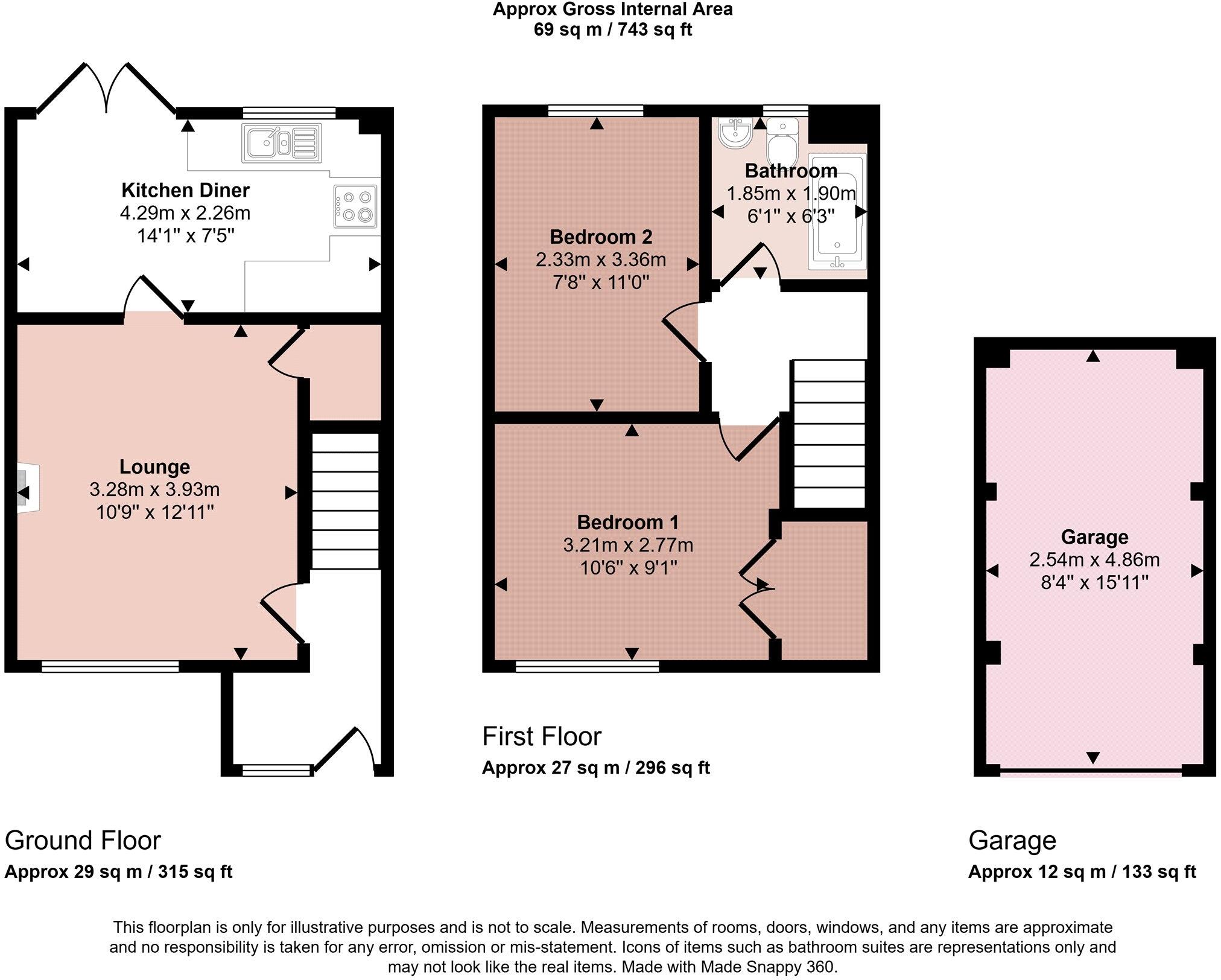 Honeysuckle Road, Hamilton, Leicester floorplan