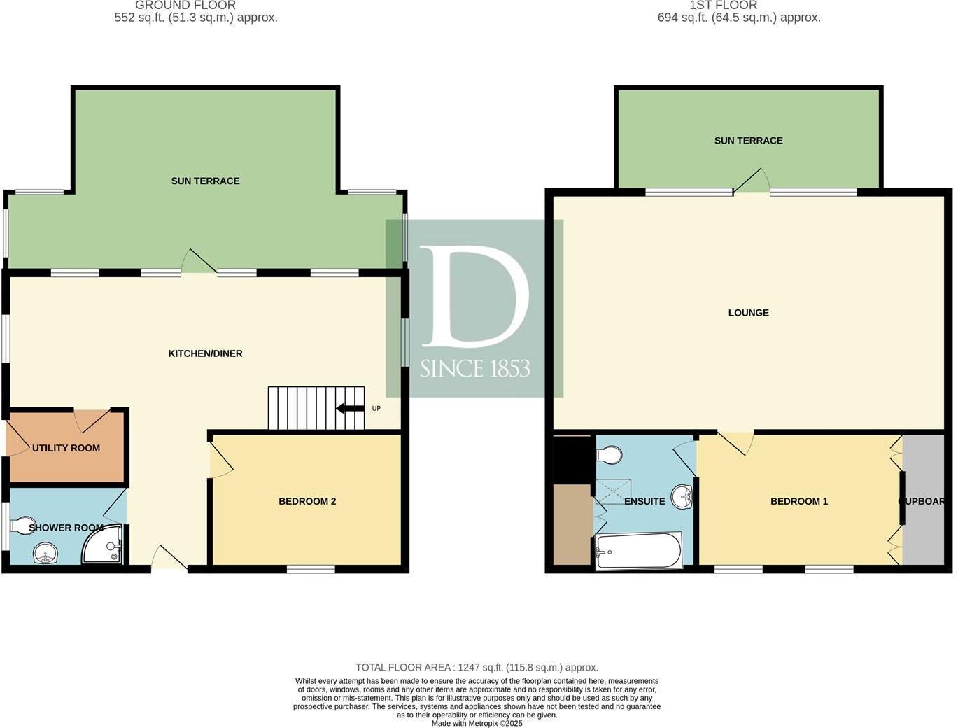 Caldecott, Fritton, Great Yarmouth floorplan