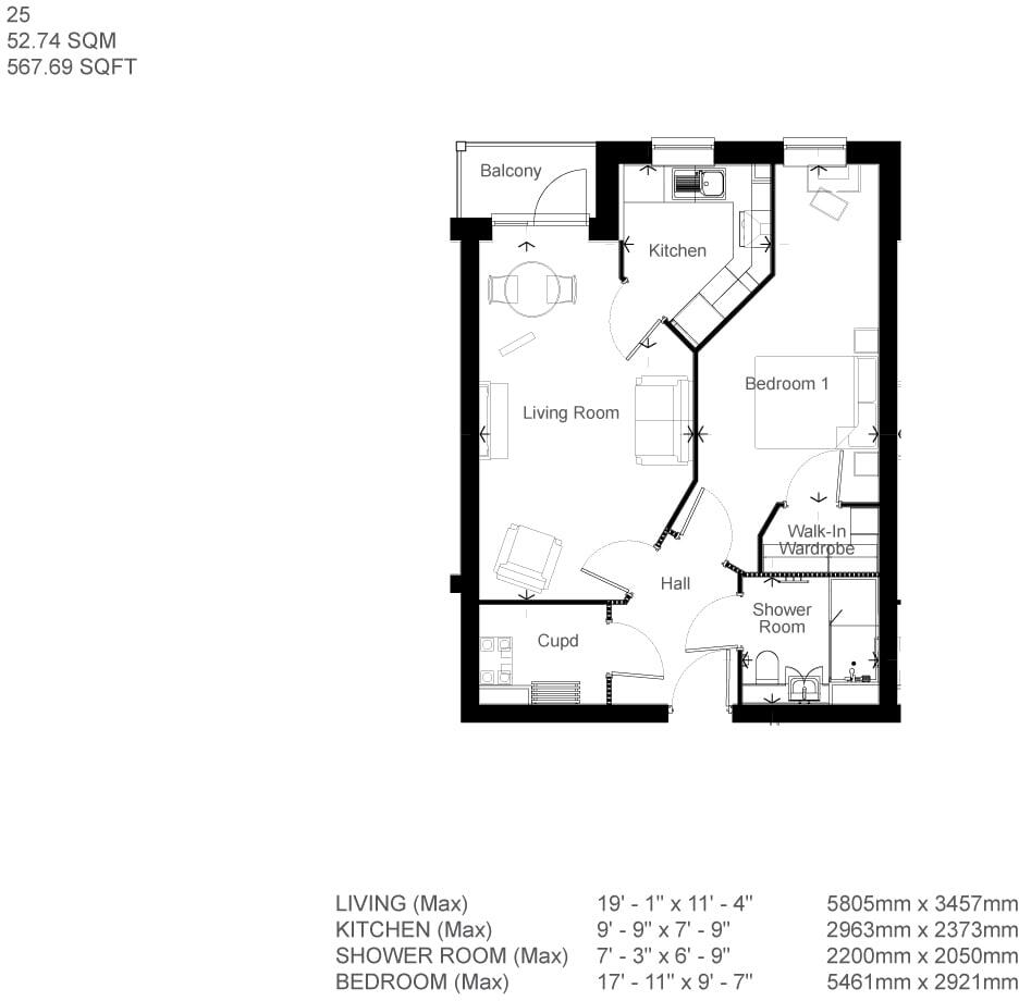Scalford Road, Melton Mowbray, Leicestershire, LE13 1FH floorplan