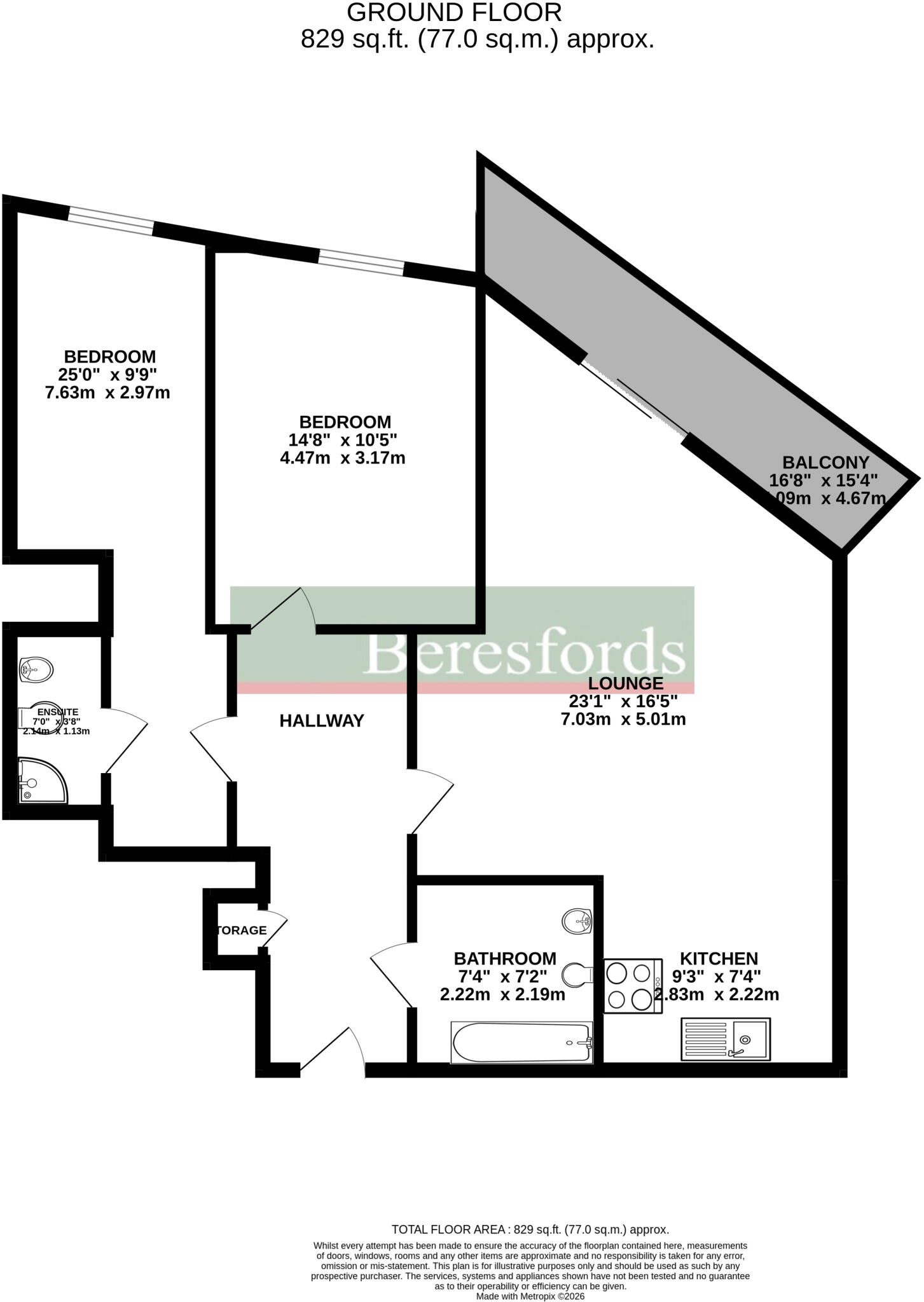 Marconi Plaza, Chelmsford, CM1 floorplan