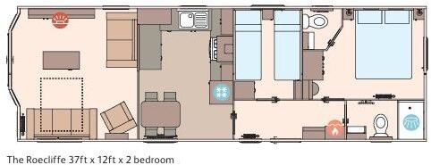 Willerby Linwood, Riverdane Holiday Park, Cheshire floorplan