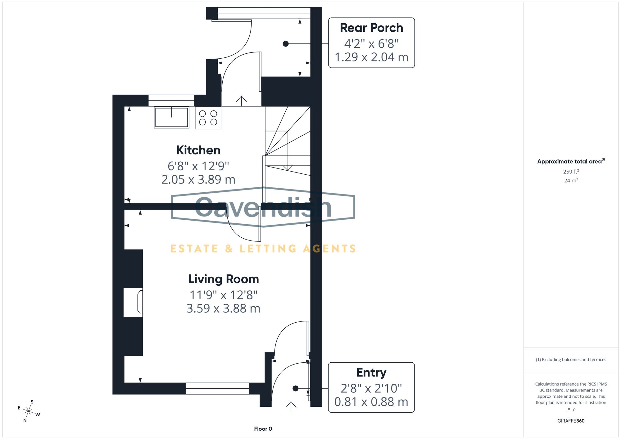 Frondeg Terrace, Corwen, LL21 floorplan