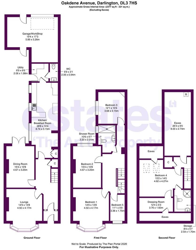 Oakdene Avenue, Darlington, DL3 7HS floorplan