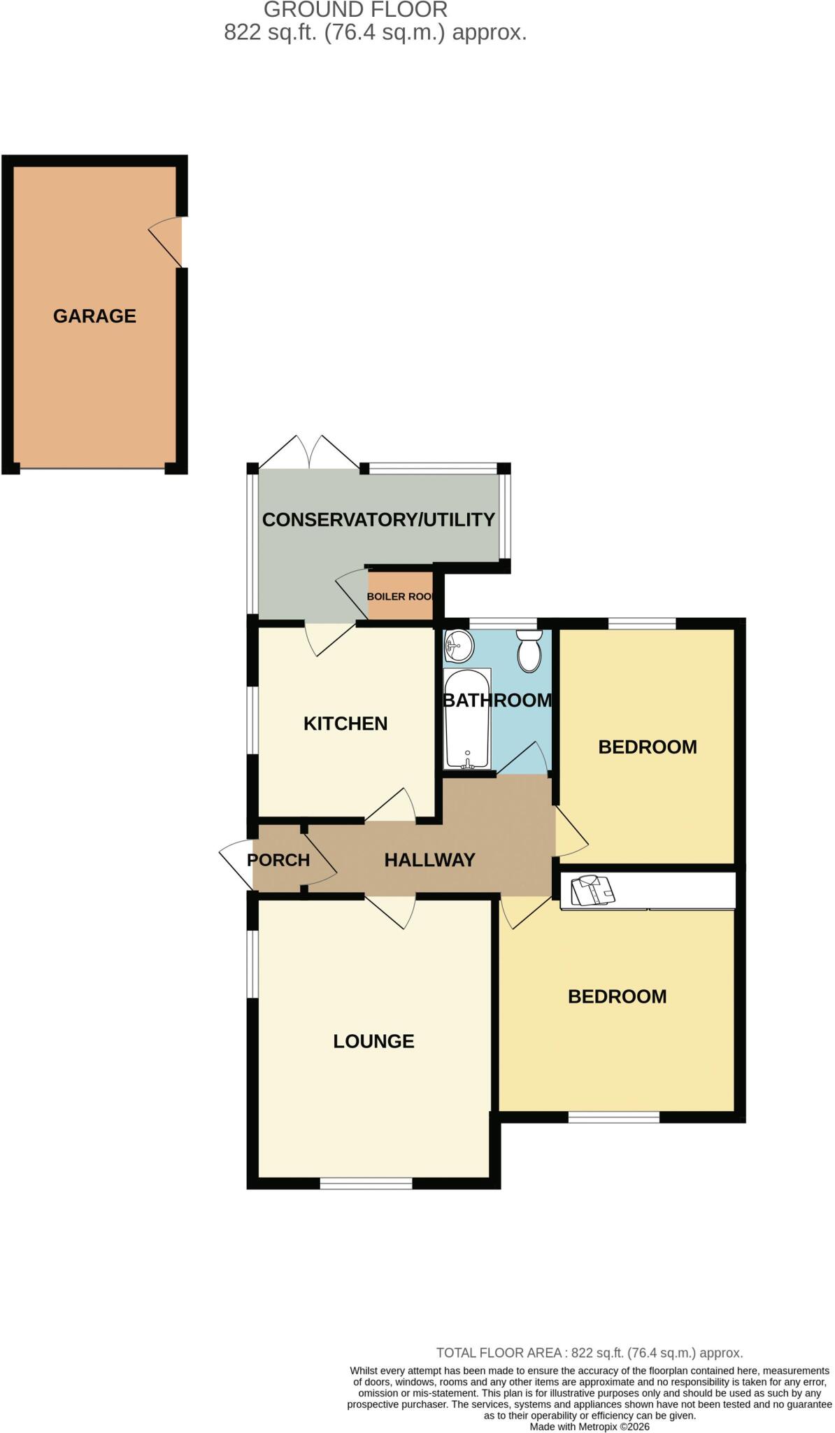 Well Mead, Bredbury floorplan