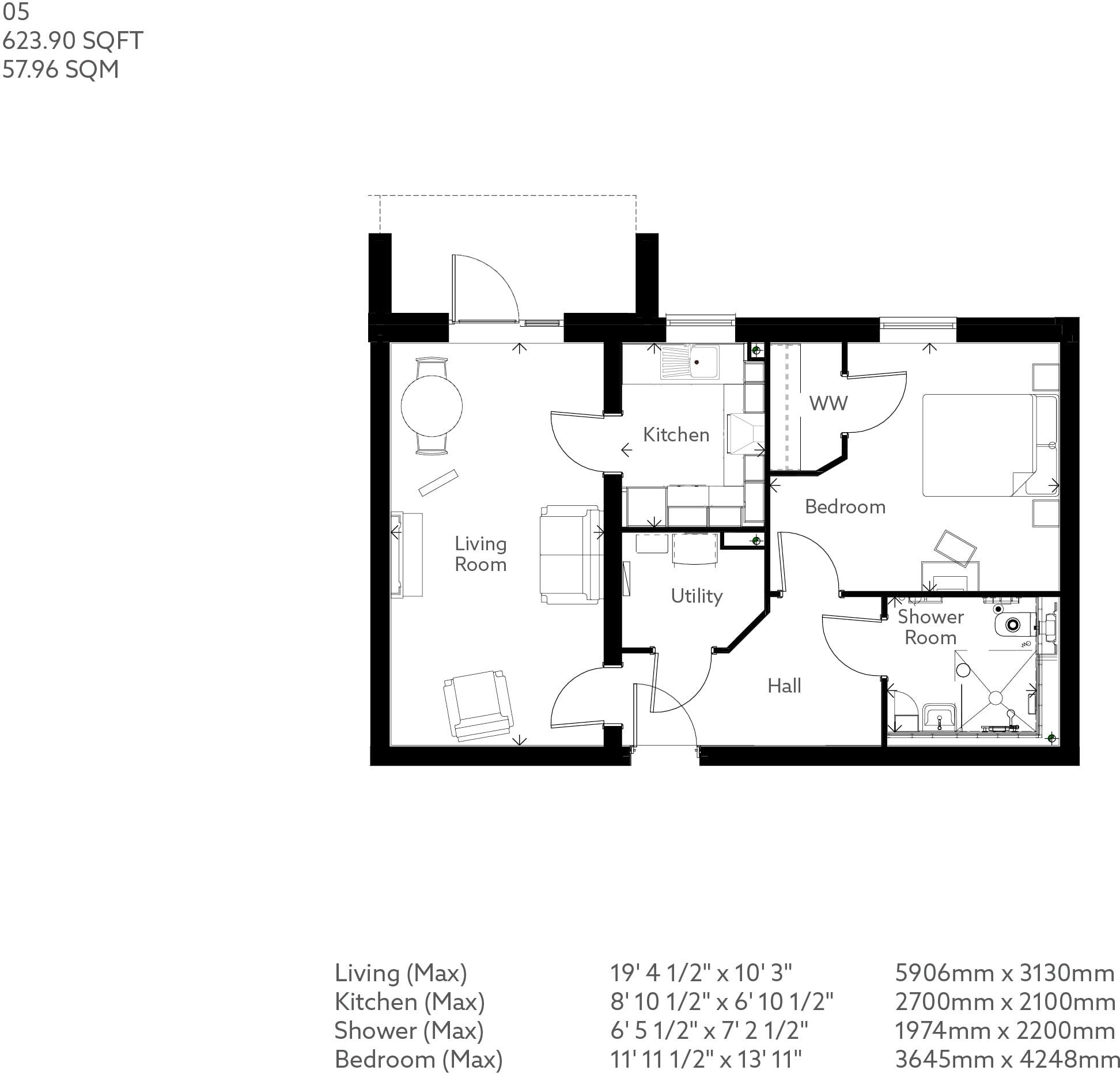 Palmers Field Avenue, Chichester, West Sussex, PO19 6GT floorplan