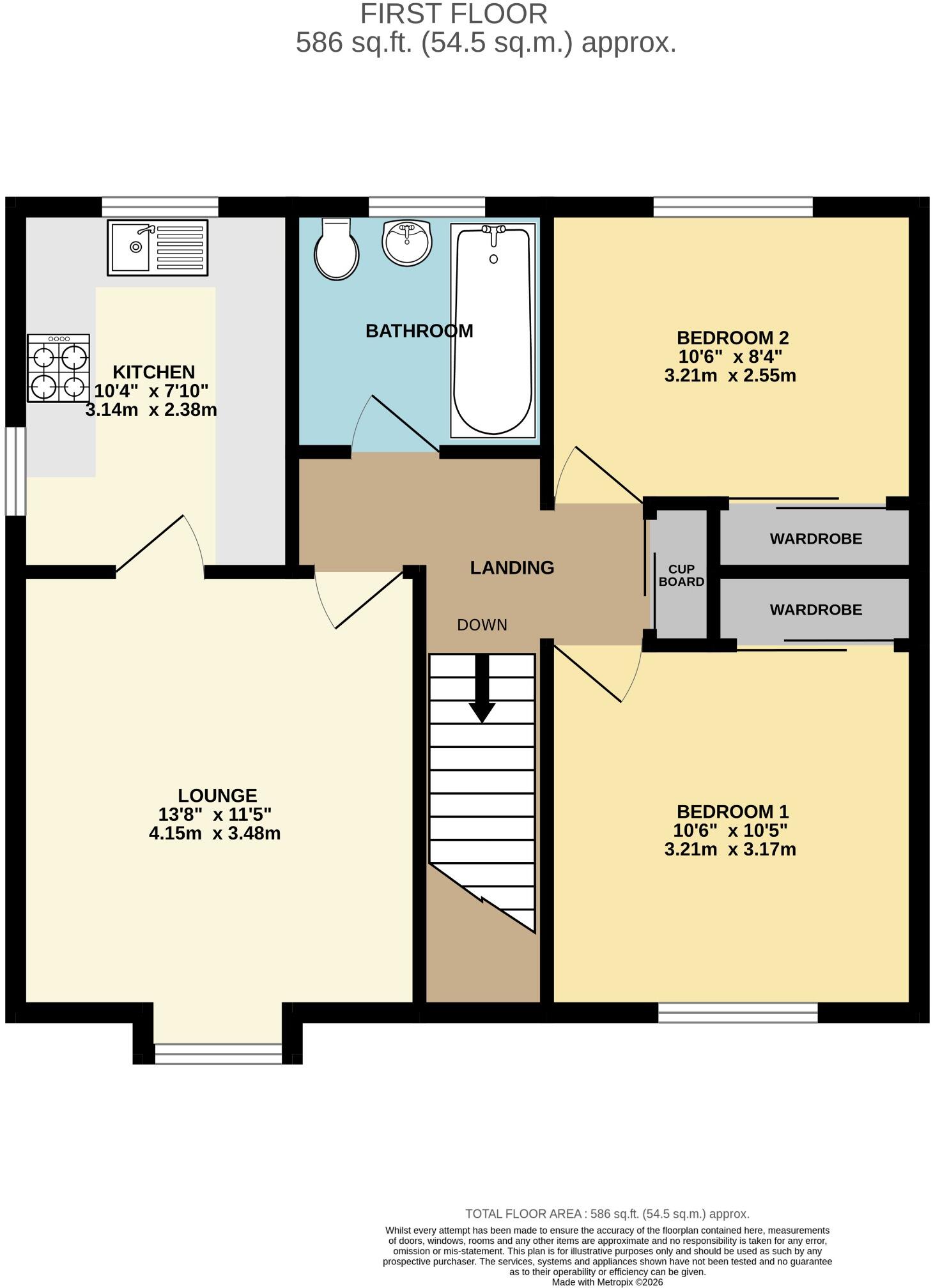 Meon Close, Clanfield floorplan