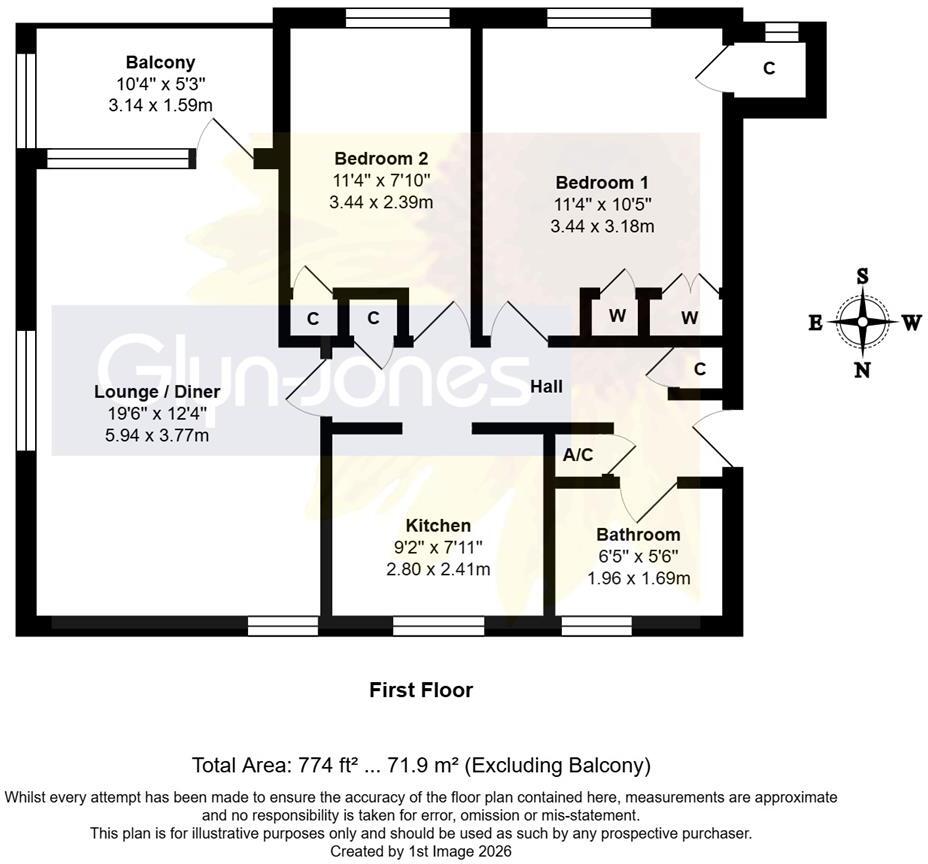 Park View Court, Jubilee Avenue, Rustington floorplan