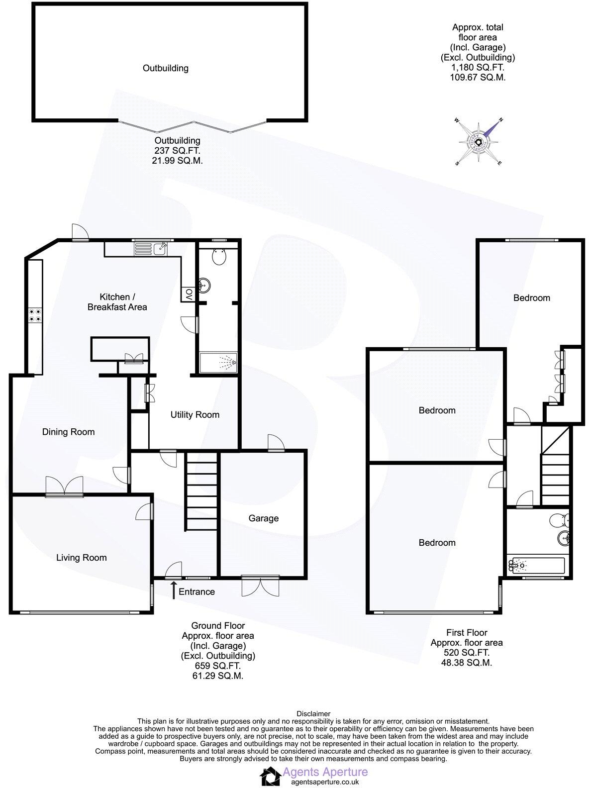 Heather Way, Rise Park, RM1 floorplan