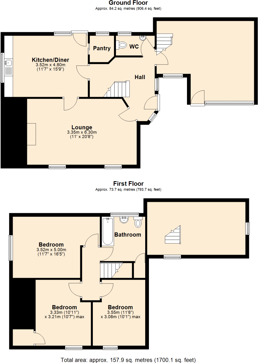 3, Stretton Road floorplan