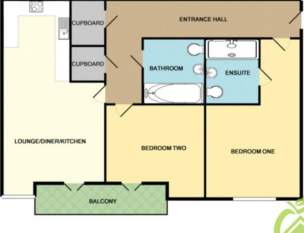 130 Axiom Apartments, Mercury Gardens, Romford, RM1 3HJ floorplan