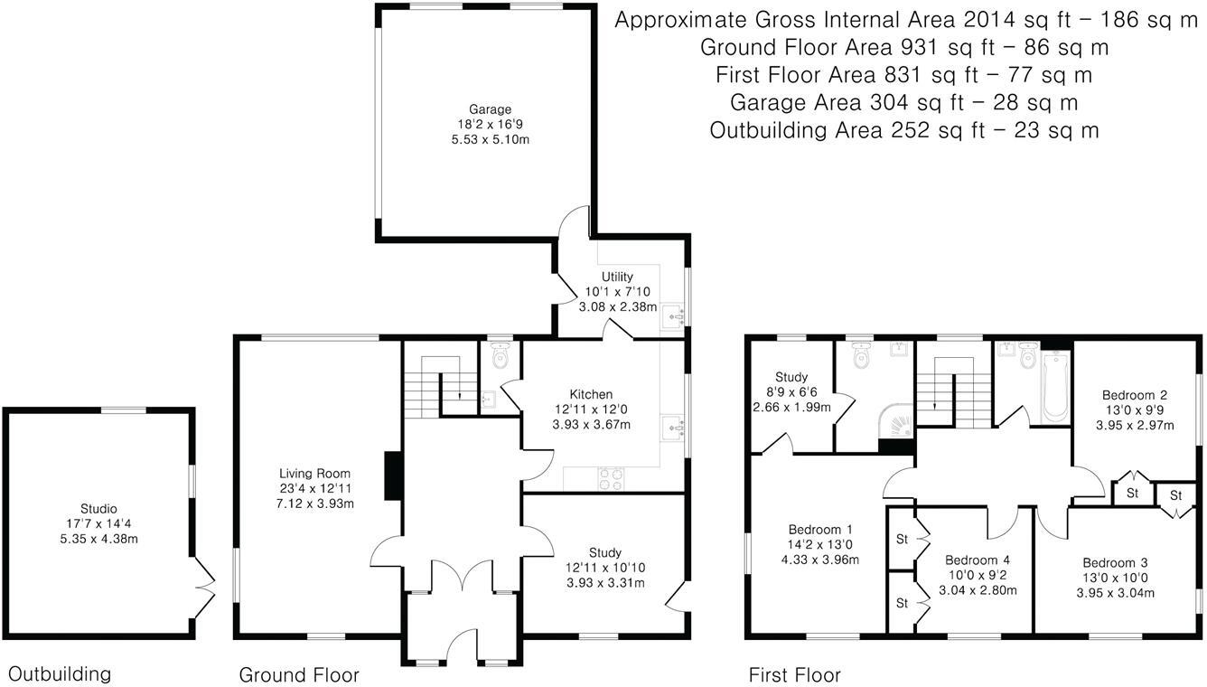 Roman Way, Littlebury, Saffron Walden floorplan