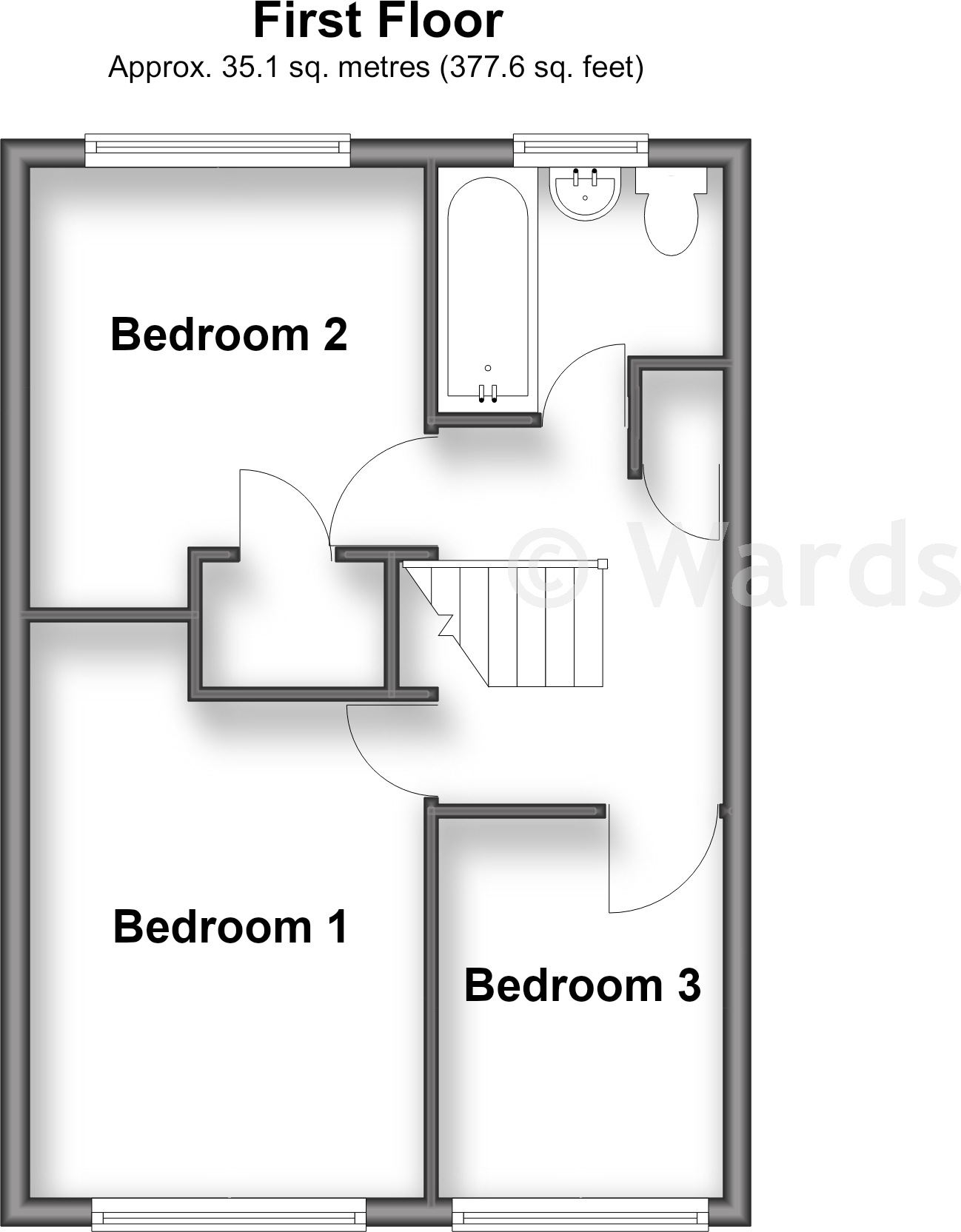 Meadow Close, Walderslade, Chatham, Kent floorplan