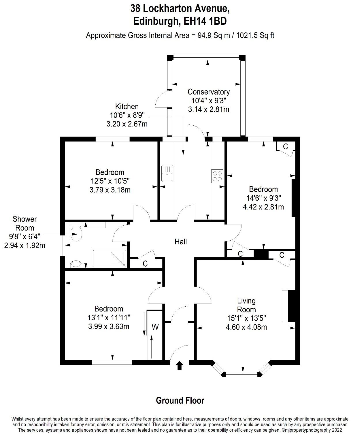 Lockharton Avenue, Edinburgh floorplan