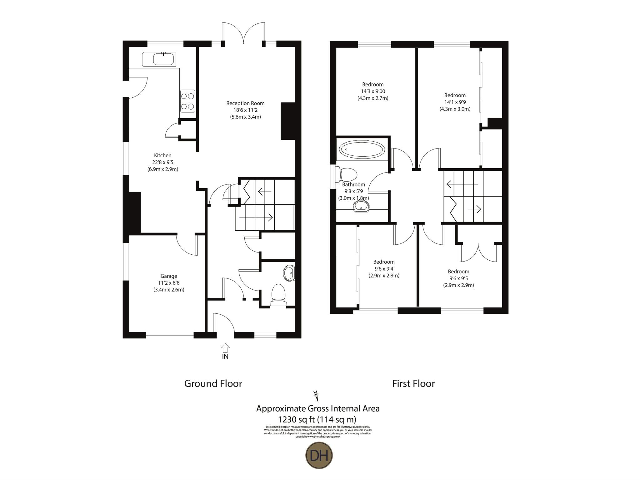 George Avey Croft, North Weald, Essex CM16 floorplan