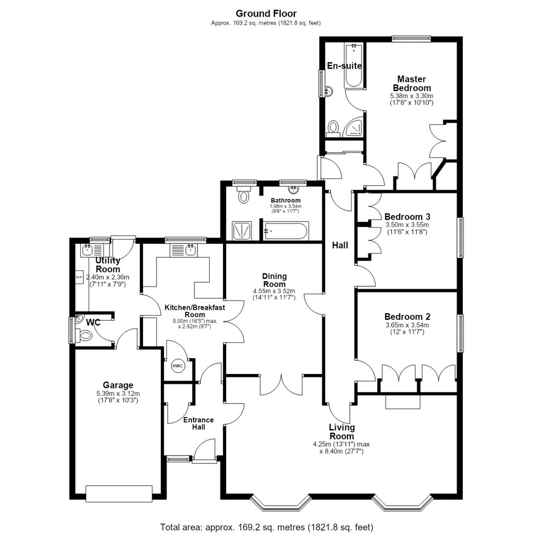 The Street, Worlington floorplan