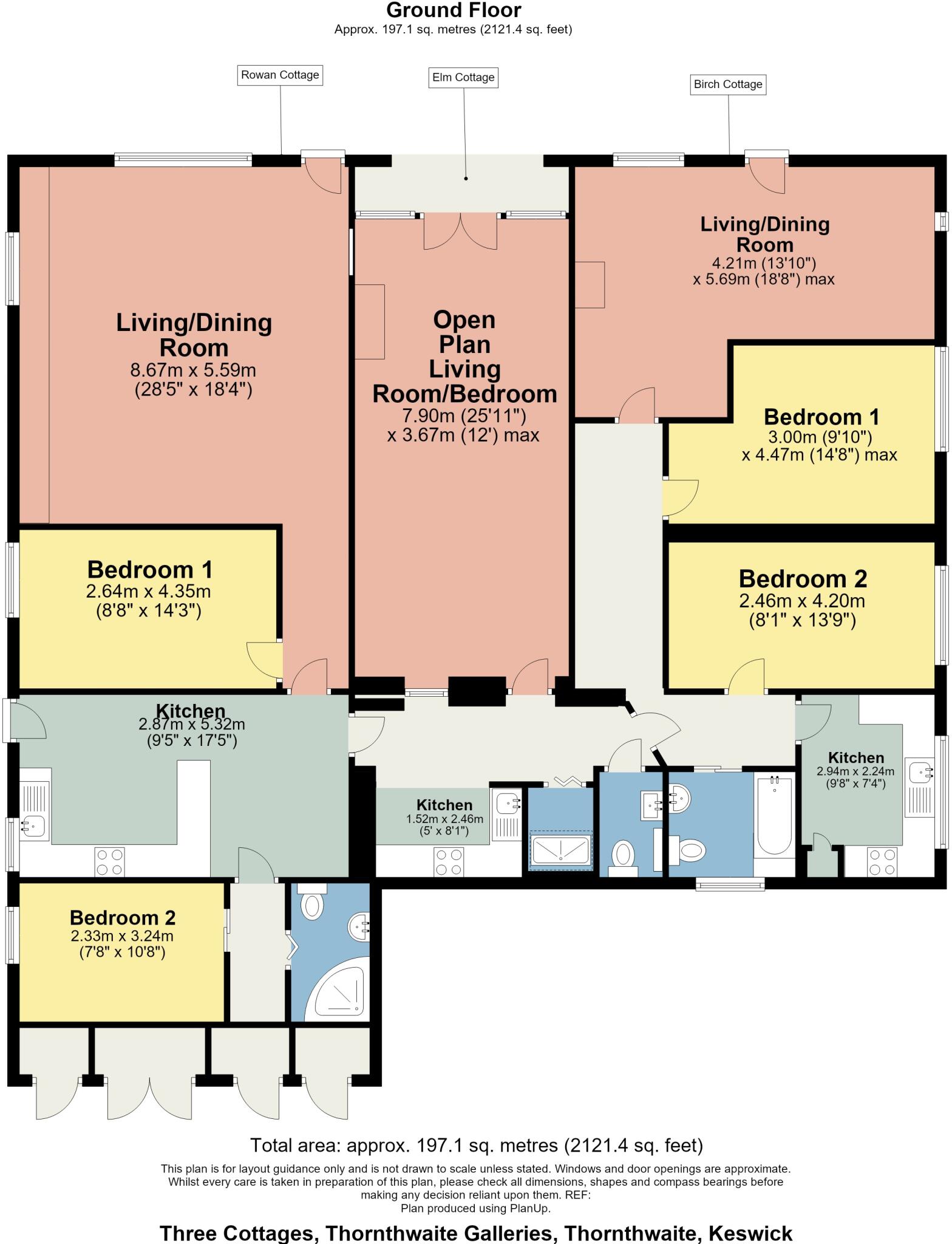 Thornthwaite Galleries, Thornthwaite, Keswick, Cumbria, CA12 5SA floorplan